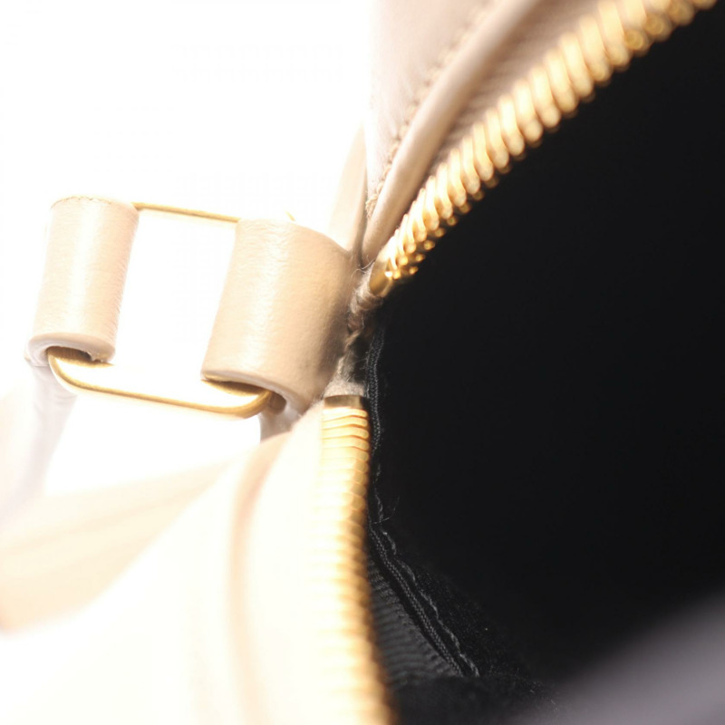 SAINT LAURENT PARIS LOU Monogram 相機肩包 761554 皮革 米色 二手-4