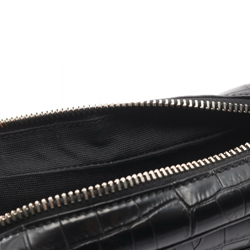 SAINT LAURENT PARIS 相機包 單肩斜背包 644276 皮革 黑色 二手-7