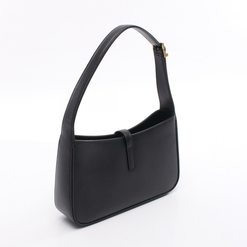 SAINT LAURENT PARIS LE 5 A 7 手提包 6572282R20W1000 黑色皮革 二手 女士-1