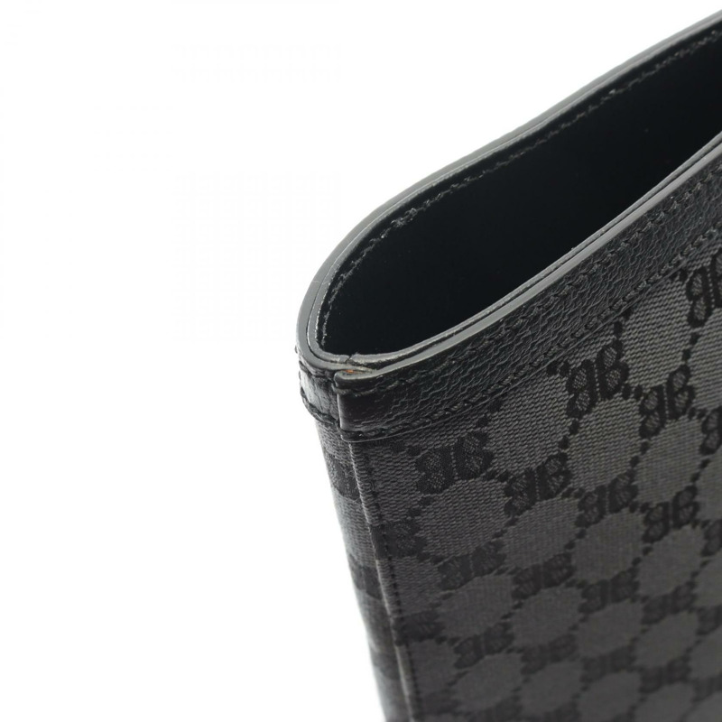 BALENCIAGA x GUCCI 大號托特包 680127 帆布皮革 黑色 紅色 二手 男士-5