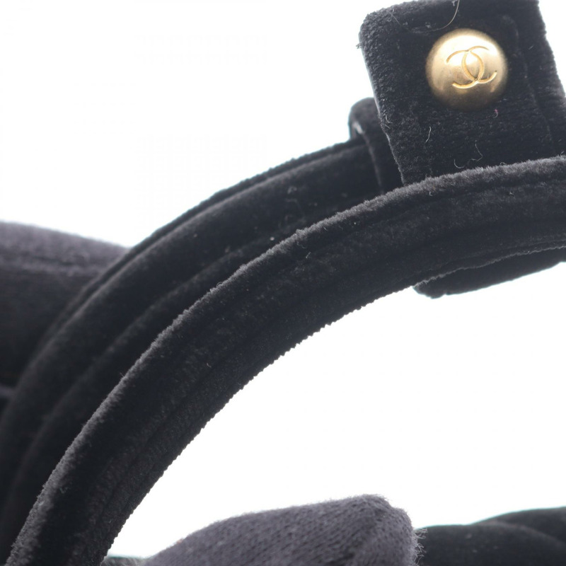香奈兒鏈肩斜背包 黑色 二手 女士 GHW CC Coco-7