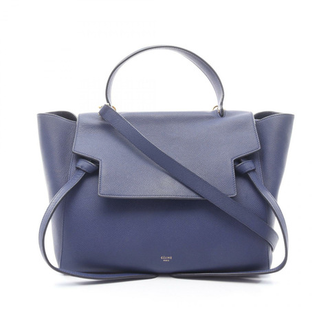 CELINE BELT BAG MINI 腰包/肩包/手提包 176103 皮革 藍色 二手 女士