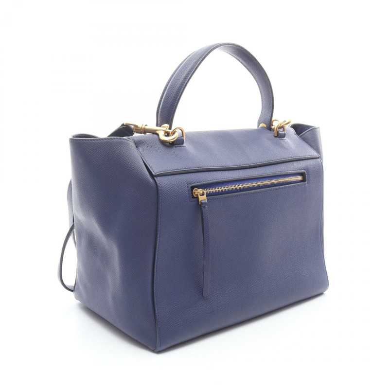 CELINE BELT BAG MINI 腰包/肩包/手提包 176103 皮革 藍色 二手 女士-1