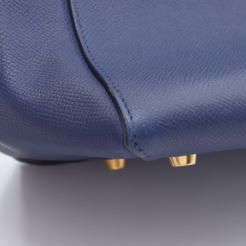 CELINE BELT BAG MINI 腰包/肩包/手提包 176103 皮革 藍色 二手 女士-7