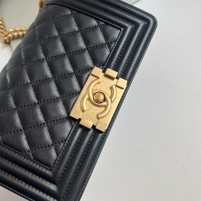 (🌷國外現貨)🏷Chanel 香奈兒.leboy 小號 芯片款-4