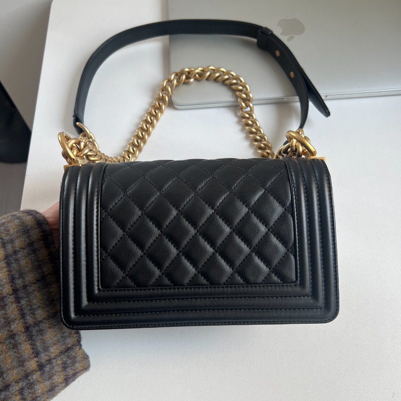 (🌷國外現貨)🏷Chanel 香奈兒.leboy 小號 芯片款-7