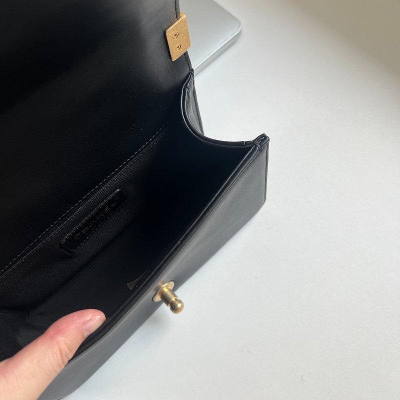 (🌷國外現貨)🏷Chanel 香奈兒.leboy 小號 芯片款-12