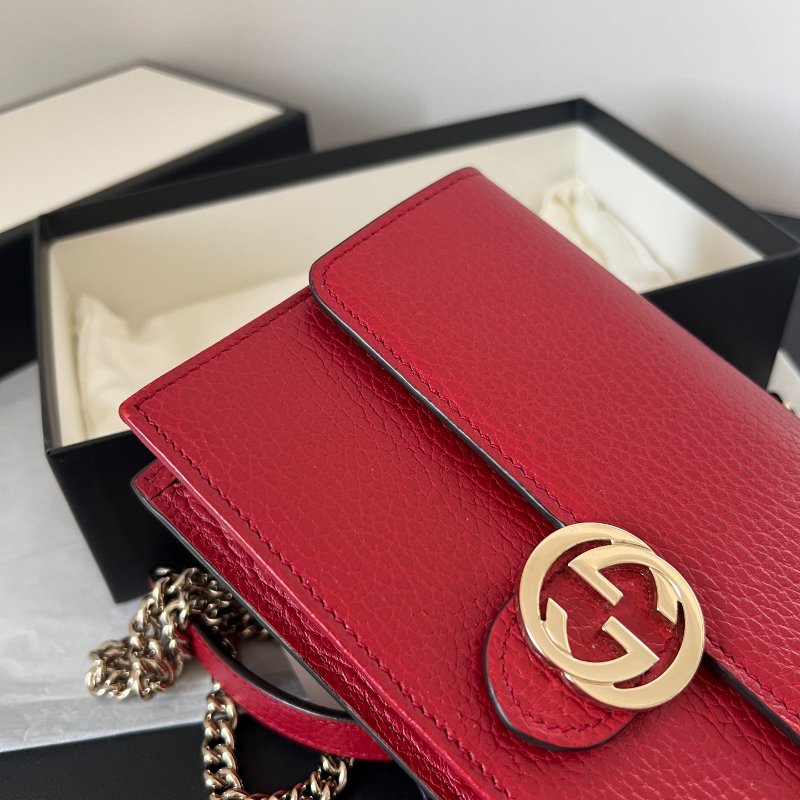 (🌷國外現貨)🏷Gucci 古馳．風琴 woc 鍊條包-5