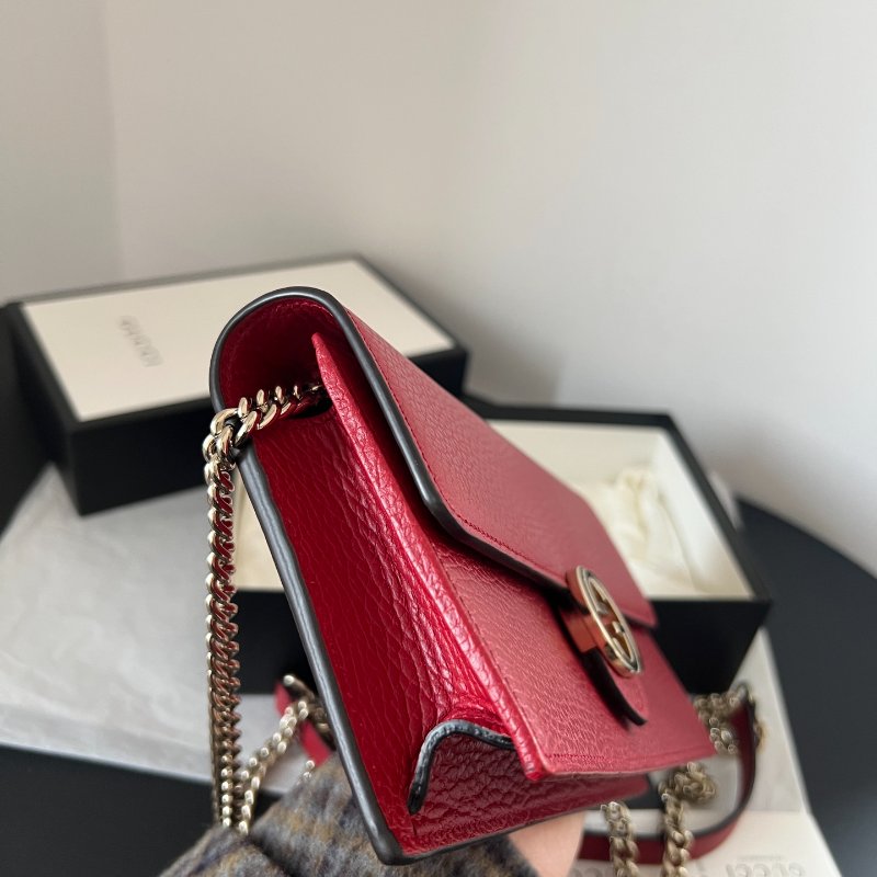 (🌷國外現貨)🏷Gucci 古馳．風琴 woc 鍊條包-7