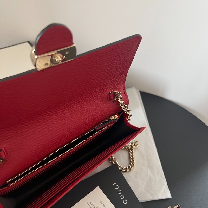 (🌷國外現貨)🏷Gucci 古馳．風琴 woc 鍊條包-9