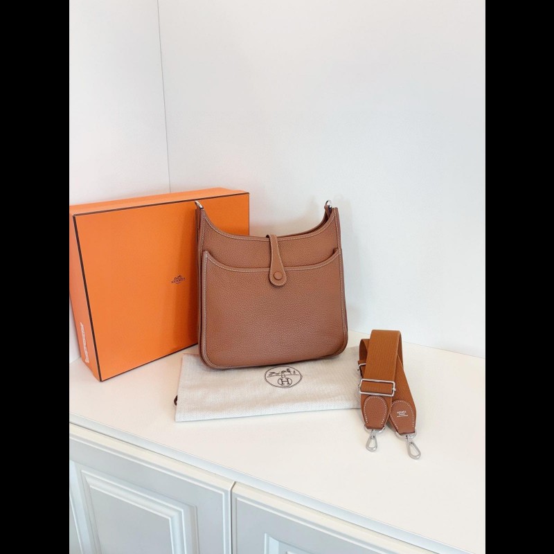 Hermes evelyne29 伊芙琳 金棕銀扣-1