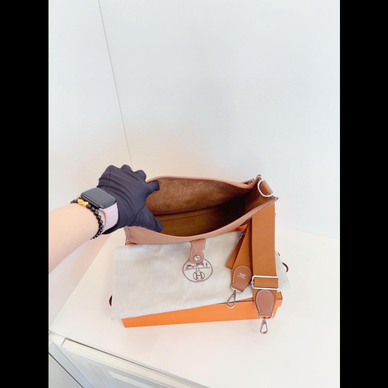 Hermes evelyne29 伊芙琳 金棕銀扣-4