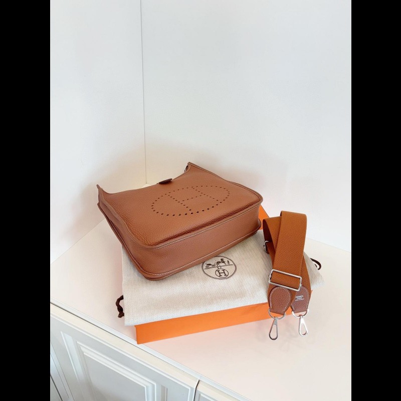 Hermes evelyne29 伊芙琳 金棕銀扣-5