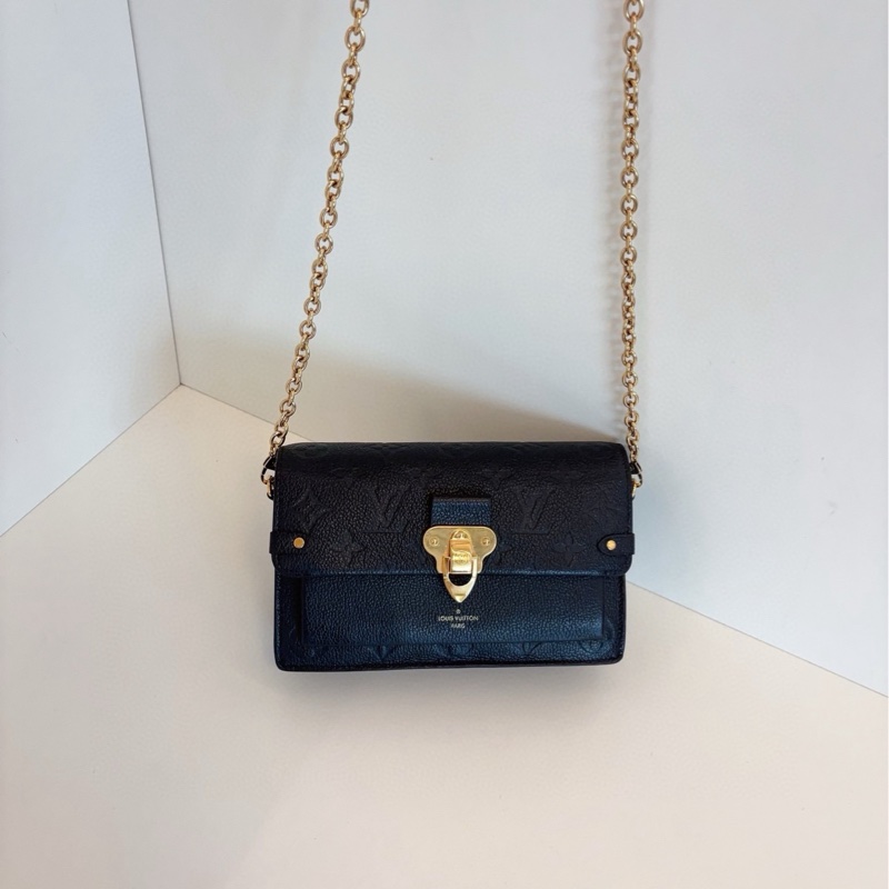【98新🆕 】LV  Vavin Woc 黑金 壓紋鏈條包 斜挎包-7