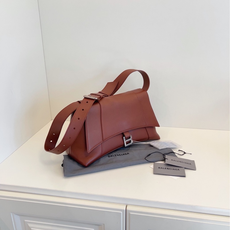 【98新🆕】Balenciaga downtown 寬肩帶沙漏款 中號 斜挎包-1