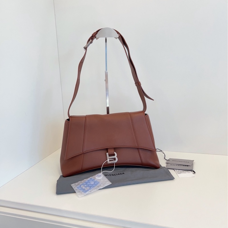 【98新🆕】Balenciaga downtown 寬肩帶沙漏款 中號 斜挎包-4