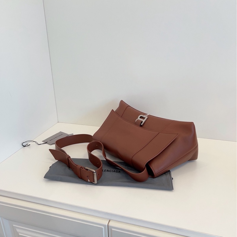 【98新🆕】Balenciaga downtown 寬肩帶沙漏款 中號 斜挎包-6