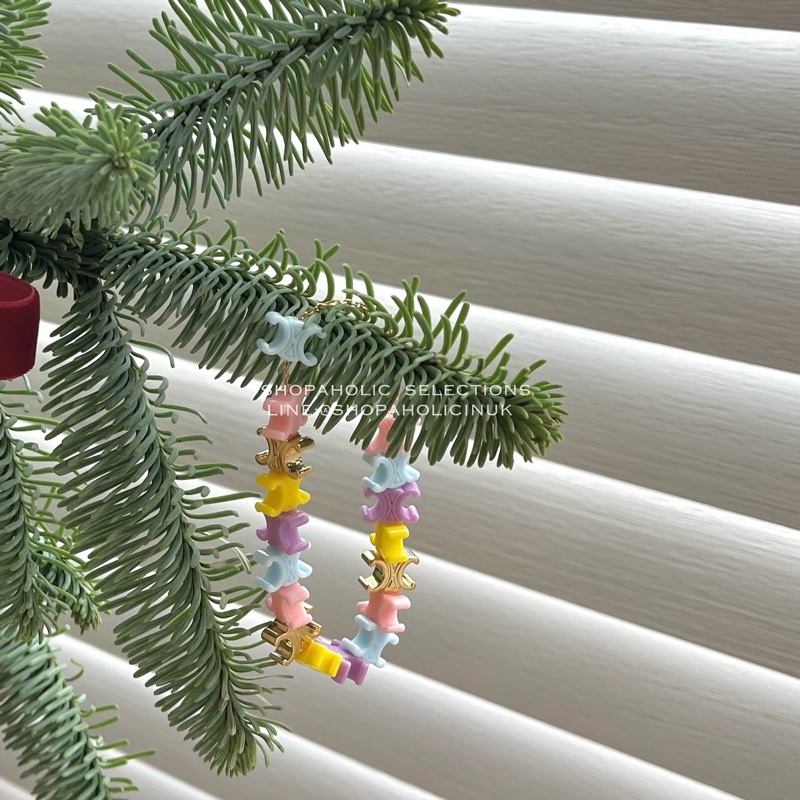 Celine糖果色凱旋門手鍊 三段調節鍊-5