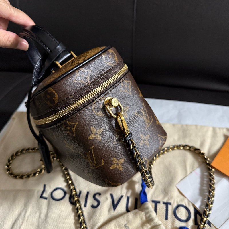 (🌷國外現貨)🏷LV 路易威登．Vanity 老花拼色化妝包 M45165-1