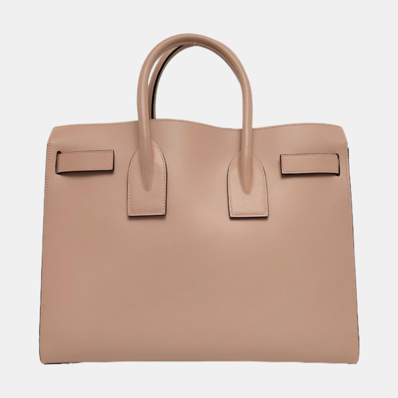 YSL SAC DE JOUR 小號 裸粉色牛皮單肩包手提包 黑色五金 子袋 可拆卸肩帶-4