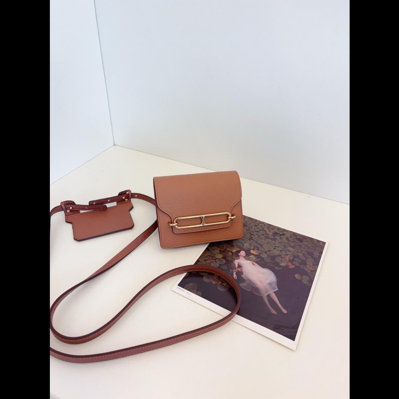 Hermes roulis slim
猪鼻子包  金棕金扣-0