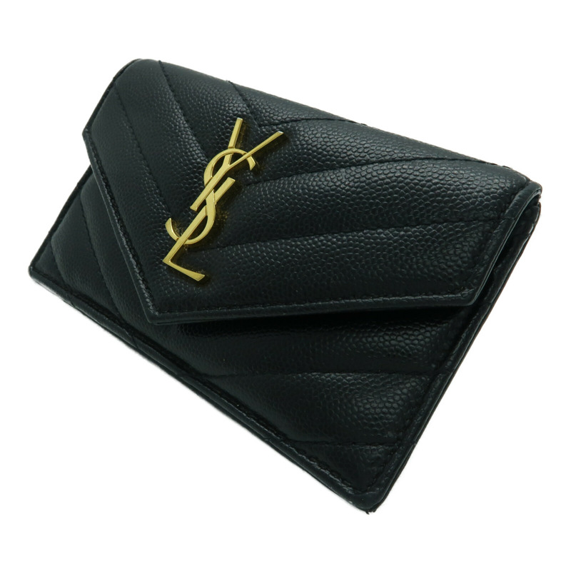 SAINT LAURENT 牛皮皮革Card case金扣卡片套-3