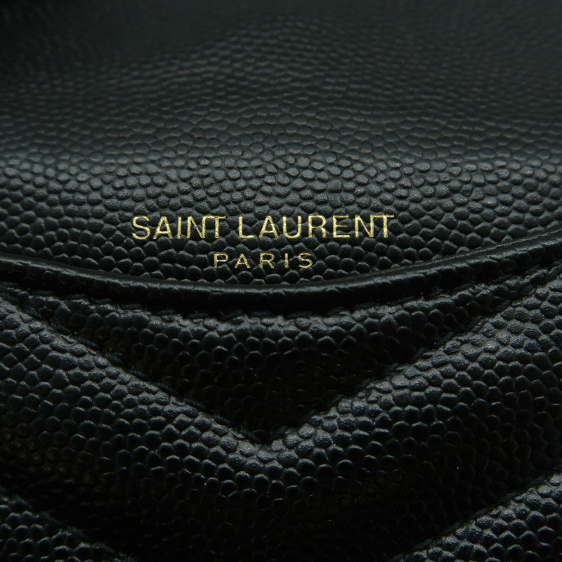 SAINT LAURENT 牛皮皮革Card case金扣卡片套-6