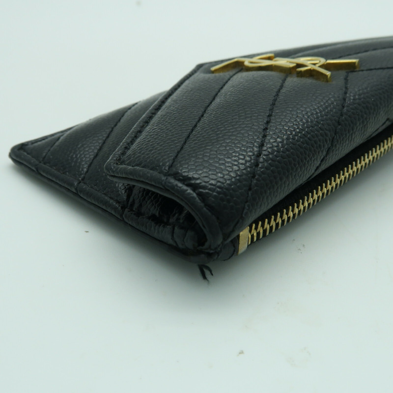 SAINT LAURENT 牛皮皮革Card case金扣卡片套-11