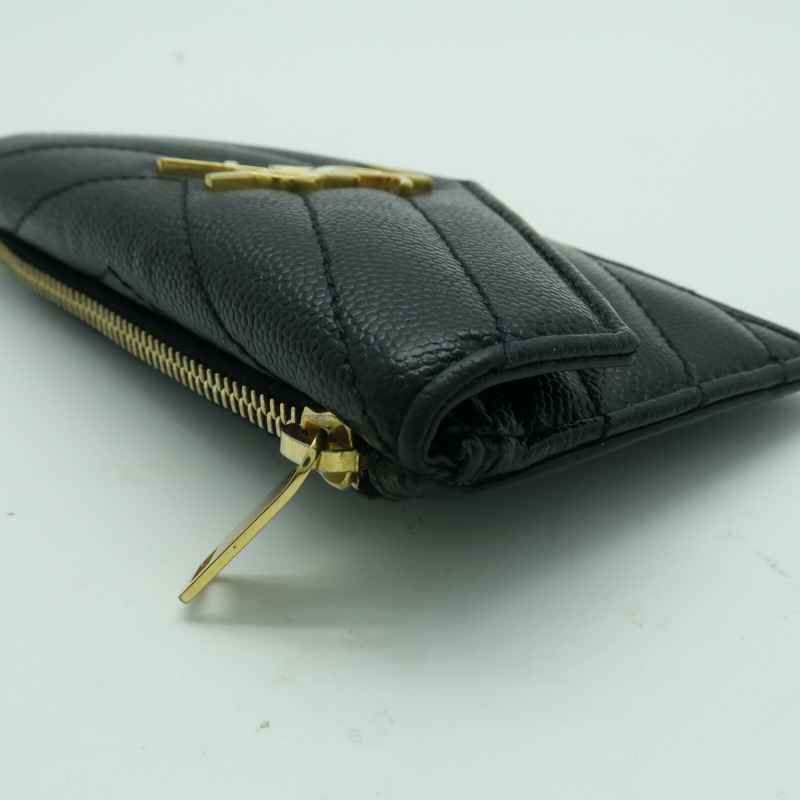 SAINT LAURENT 牛皮皮革Card case金扣卡片套-12