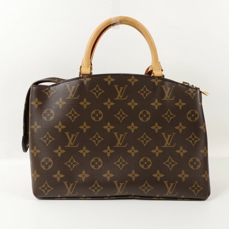 LOUIS VUITTON Monogram Petit Palais金扣手挽肩背兩用袋棕色-2