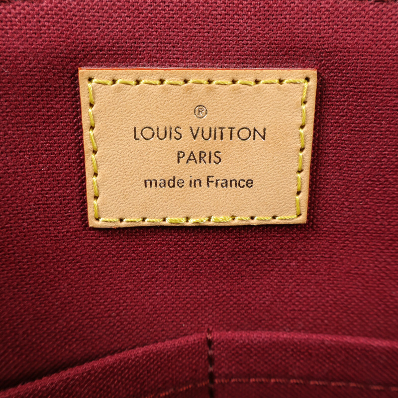 LOUIS VUITTON Monogram Petit Palais金扣手挽肩背兩用袋棕色-10