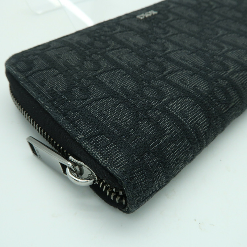 Dior 帆布Wallet銀扣長錢包-6