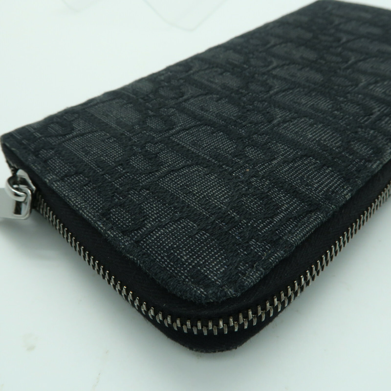 Dior 帆布Wallet銀扣長錢包-9