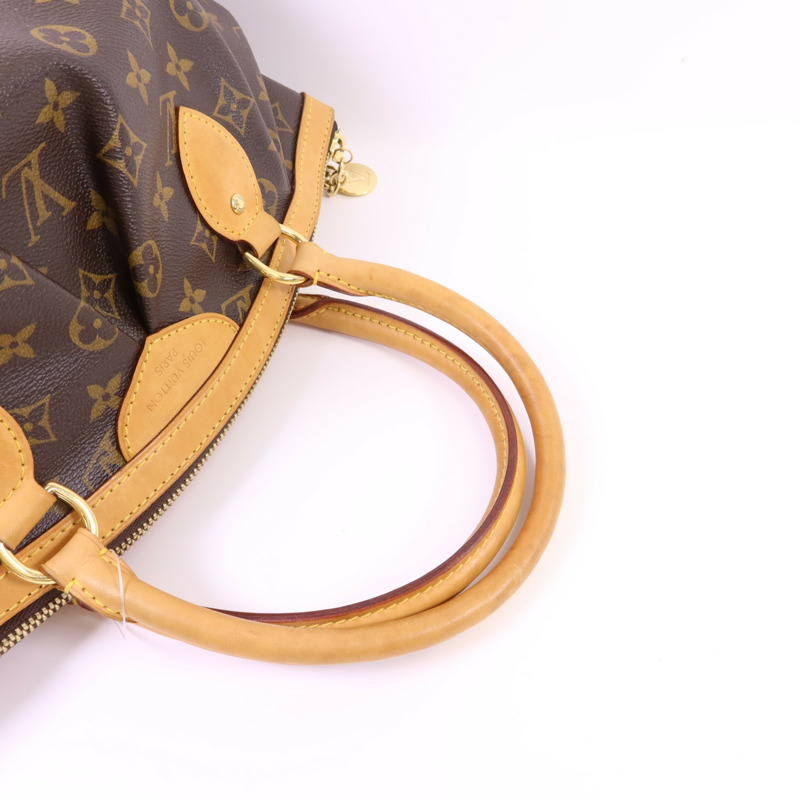 LOUIS VUITTON Monogram Tivoli PM金扣手挽袋-4