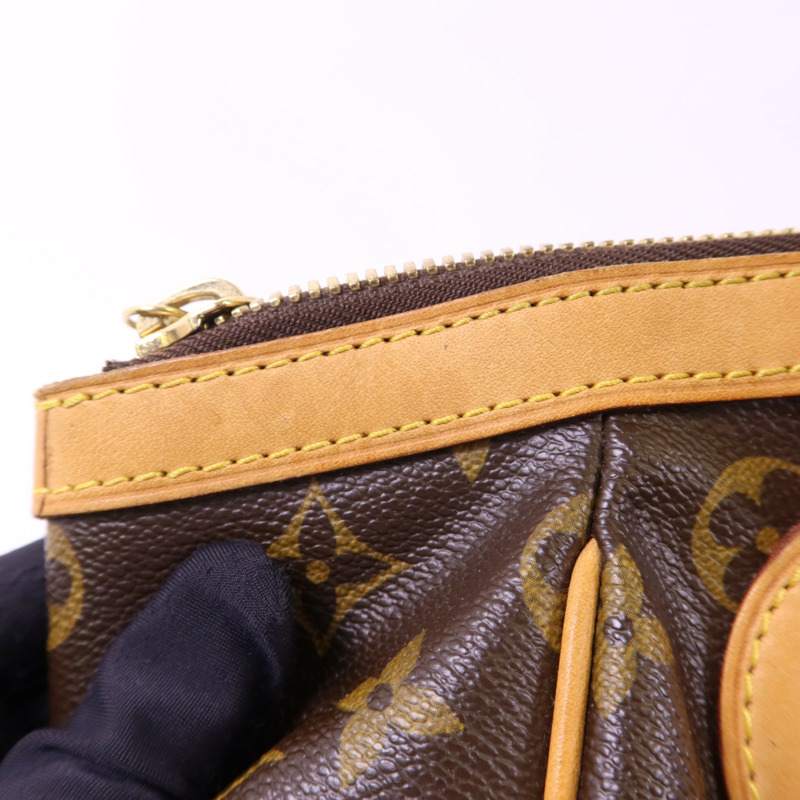 LOUIS VUITTON Monogram Tivoli PM金扣手挽袋-12