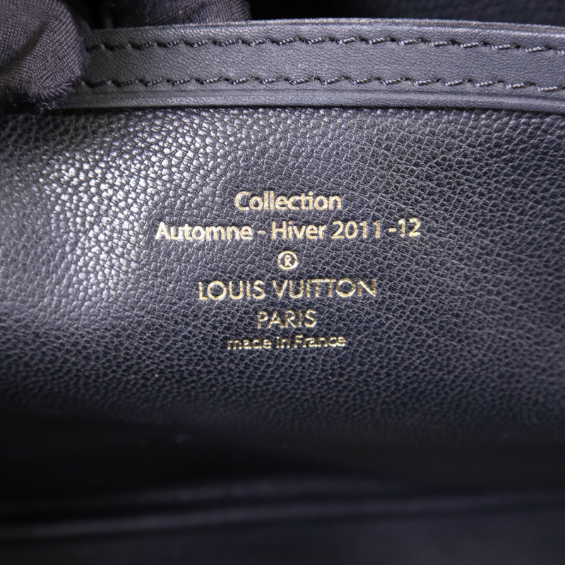 LOUIS VUITTON 牛皮皮革Cuir Obsession Lockit金扣肩背袋-6