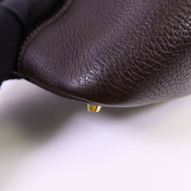 HERMES Clemence皮革Picotin PM金扣手挽袋-10