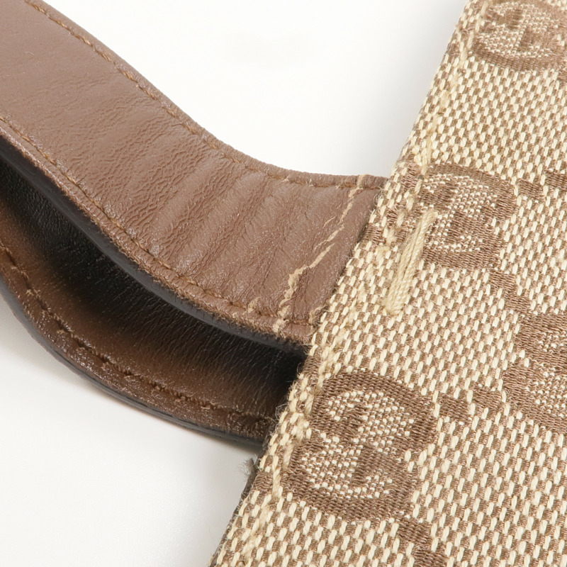 GUCCI 帆布Shoulder Bag銀扣肩背袋-17