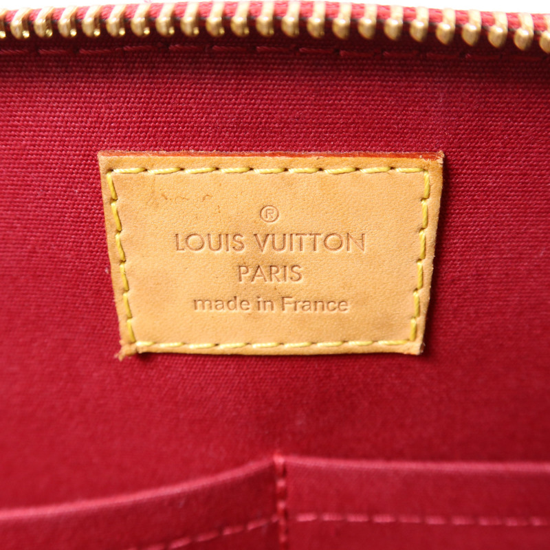 LOUIS VUITTON Monogram Vernis Sherwood PM金扣肩背袋-6