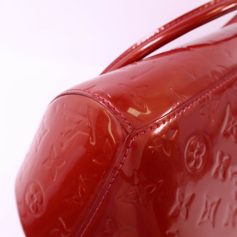 LOUIS VUITTON Monogram Vernis Sherwood PM金扣肩背袋-11