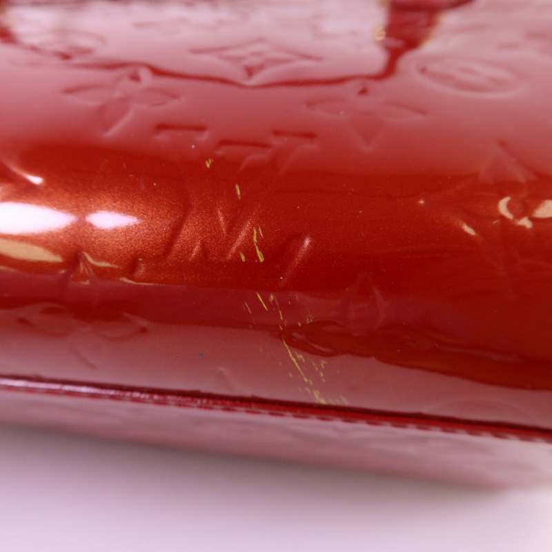 LOUIS VUITTON Monogram Vernis Sherwood PM金扣肩背袋-17