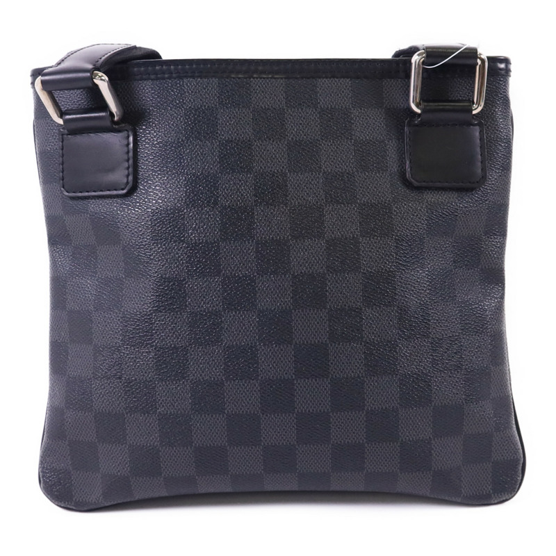 LOUIS VUITTON Damier Graphite Thomas銀扣肩背袋-1