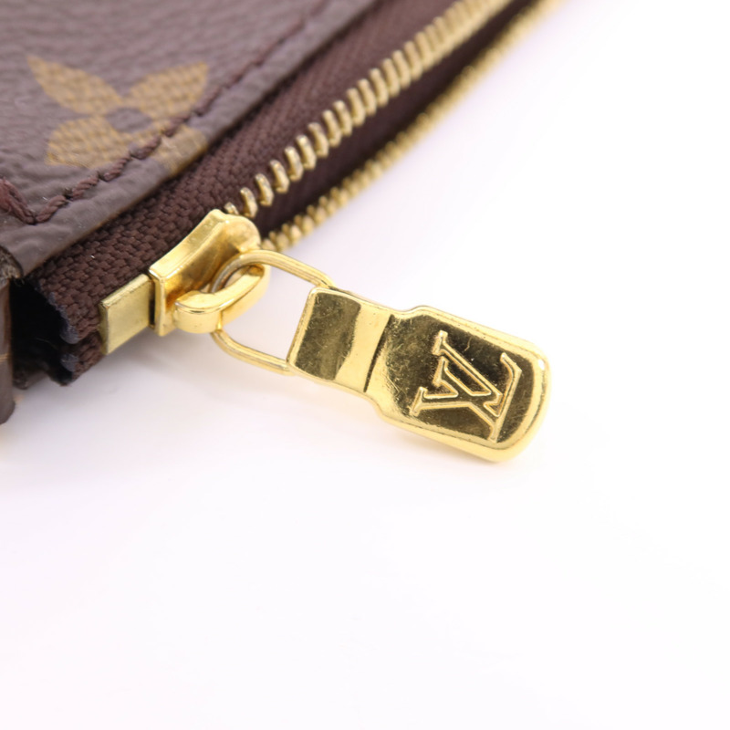 LOUIS VUITTON Monogram Multi Pochette Accessories金扣鏈帶手挽肩背兩用袋-10