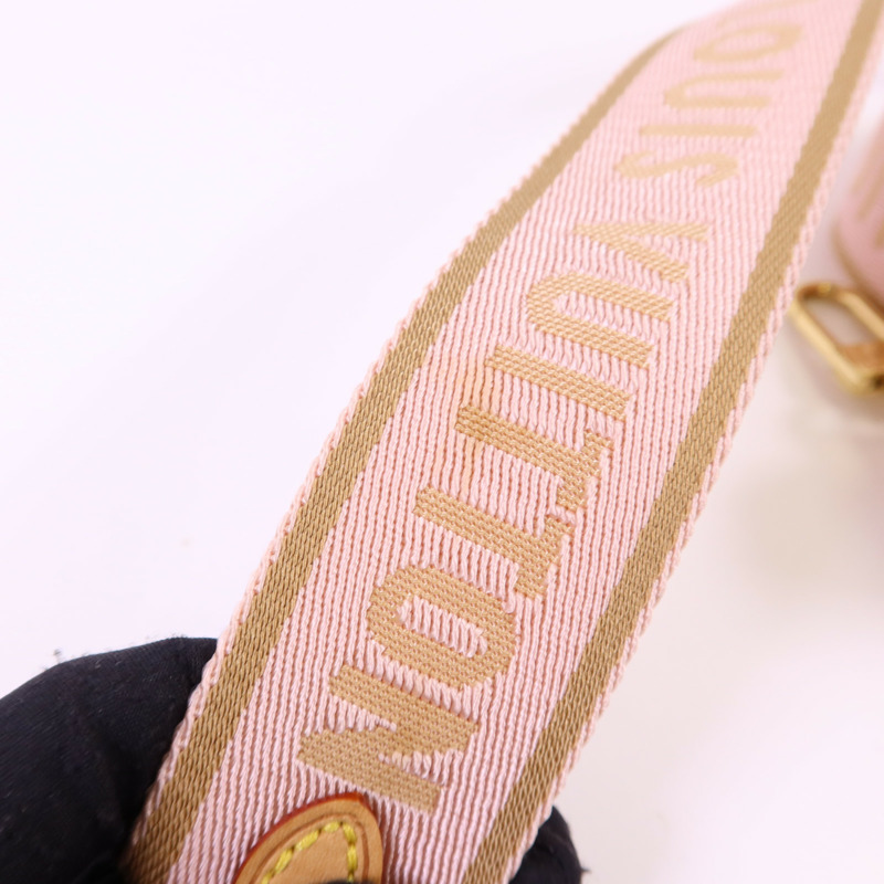 LOUIS VUITTON Monogram Multi Pochette Accessories金扣鏈帶手挽肩背兩用袋-23