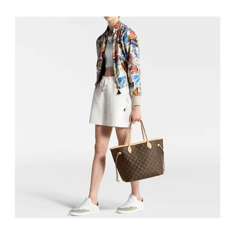 LOUIS VUITTON Neverfull MM Monogram 手提包 M46975-4