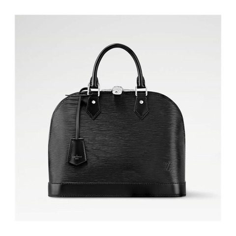 LOUIS VUITTON Alma PM 手提包 Epi 黑色 M40302