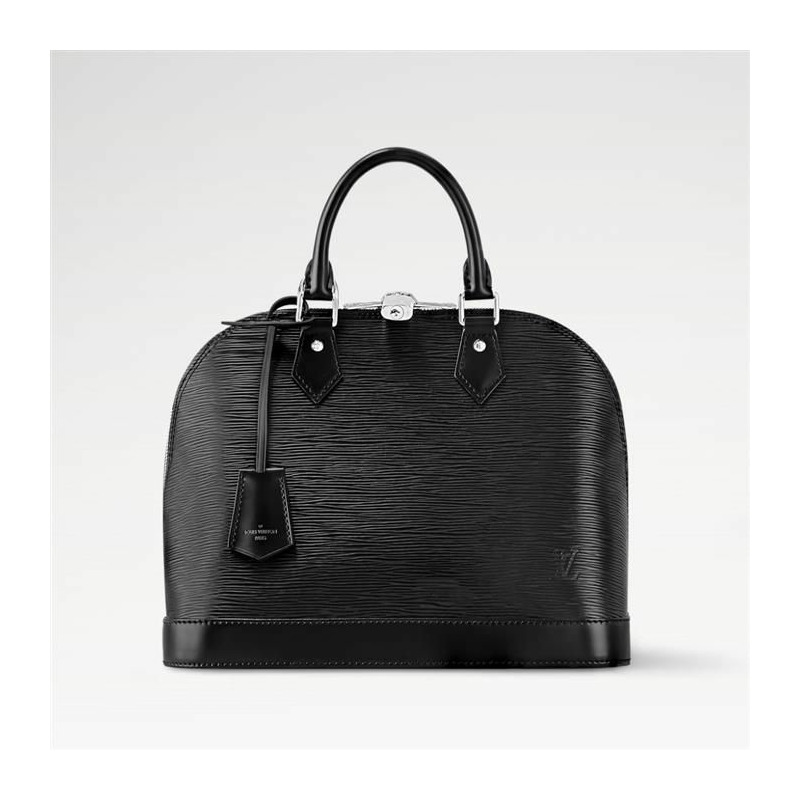LOUIS VUITTON Alma PM 手提包 Epi 黑色 M40302-0