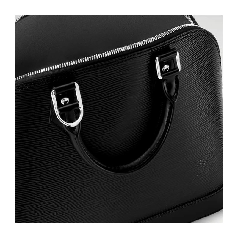 LOUIS VUITTON Alma PM 手提包 Epi 黑色 M40302-4