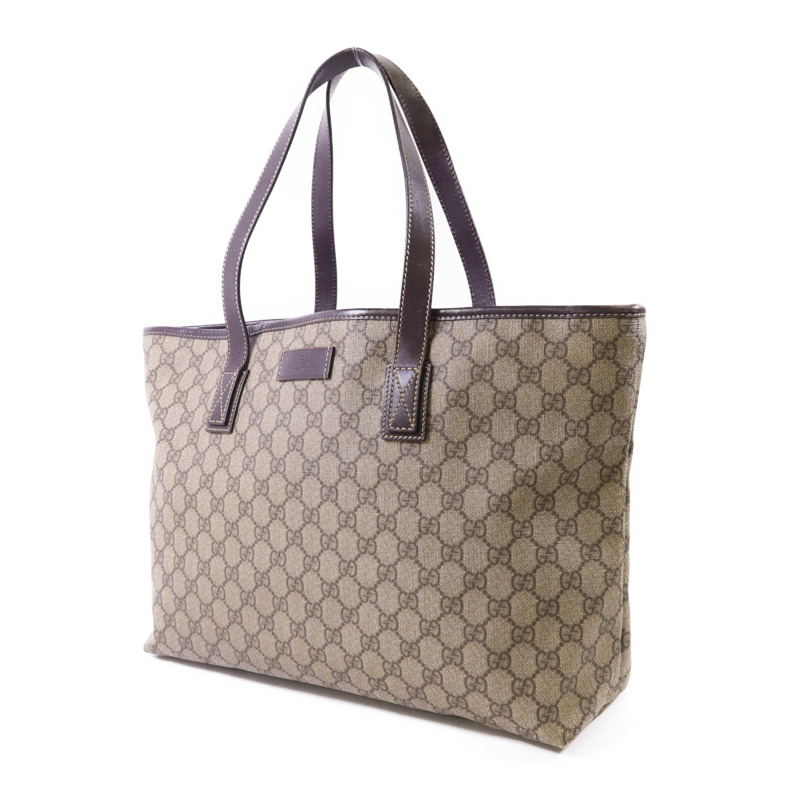 GUCCI 帆布Tote Bag銀扣手挽袋-2