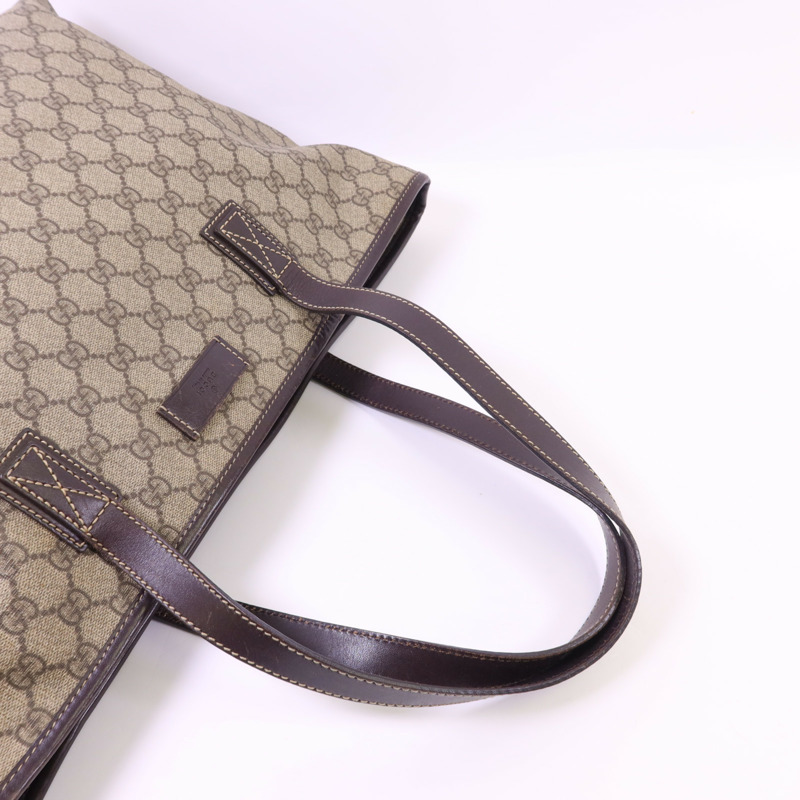 GUCCI 帆布Tote Bag銀扣手挽袋-4
